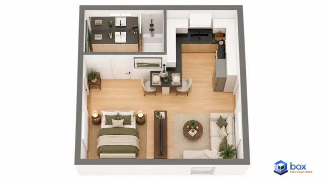 Garden Apartment — Studio floor plan