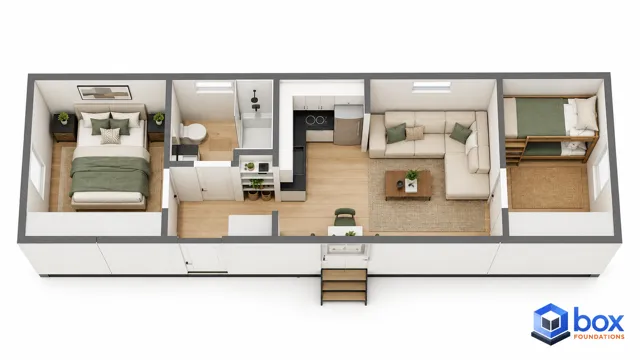 HUD — 2 BD floor plan